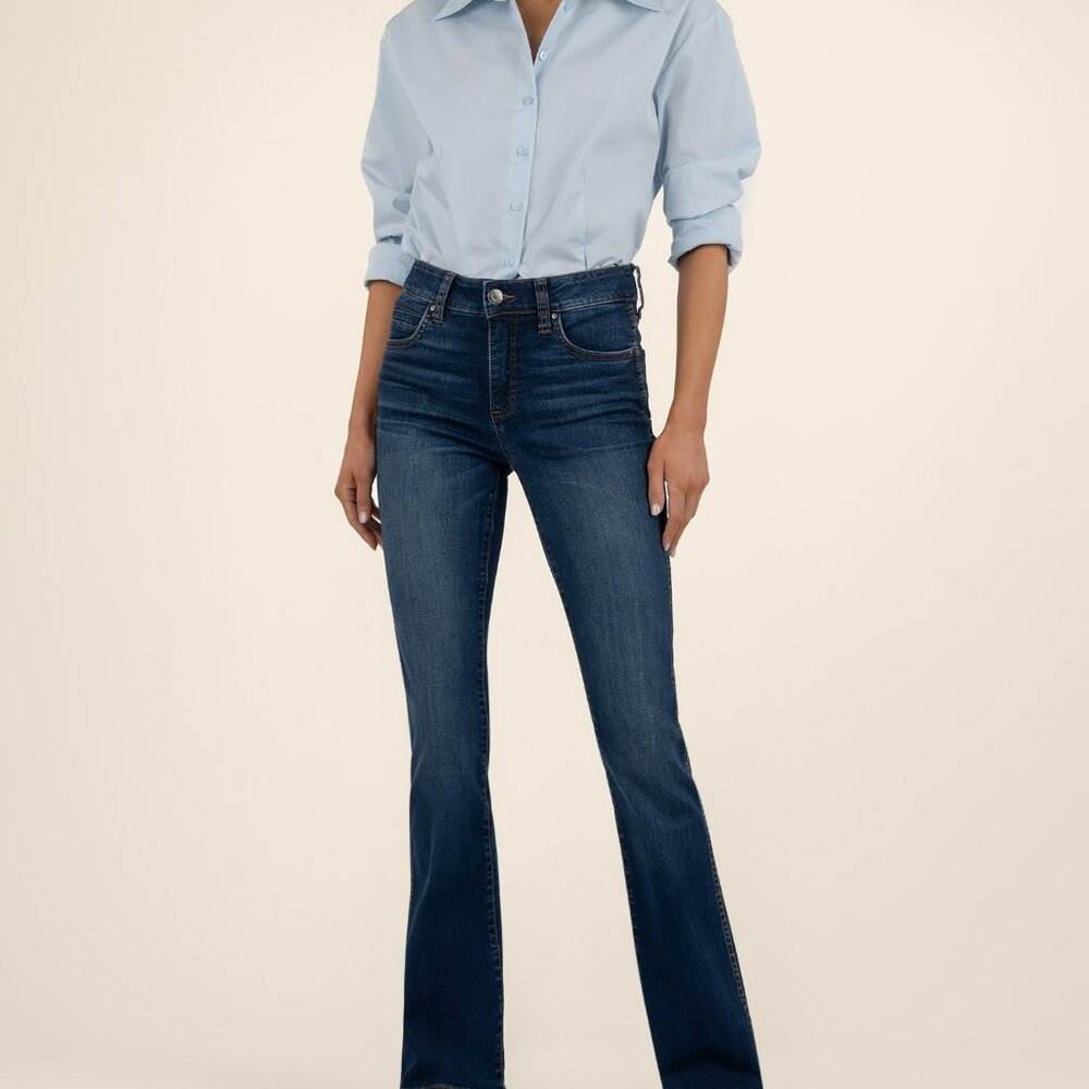 Kut from the Kloth Natalie High Rise Bootcut Size 1212 / Monument W/Dk Stone Bas